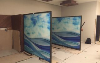 Glass Printing Divider for Hospital